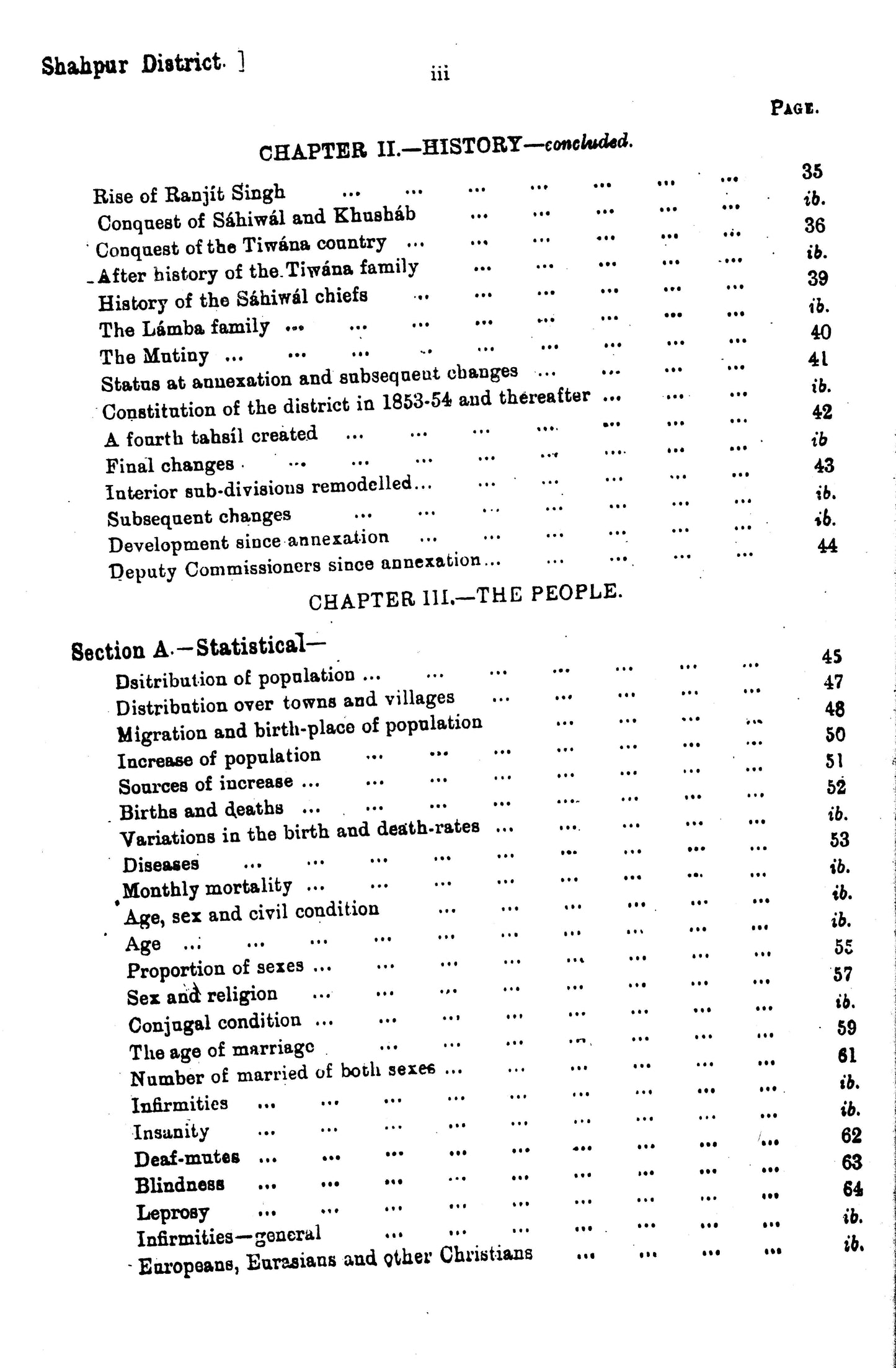 Gazetteer Of The Shahpur Distt 1897  [English]