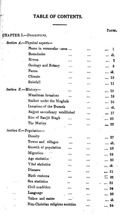 Gazetteer Of The Sialkot District 1920  [English]