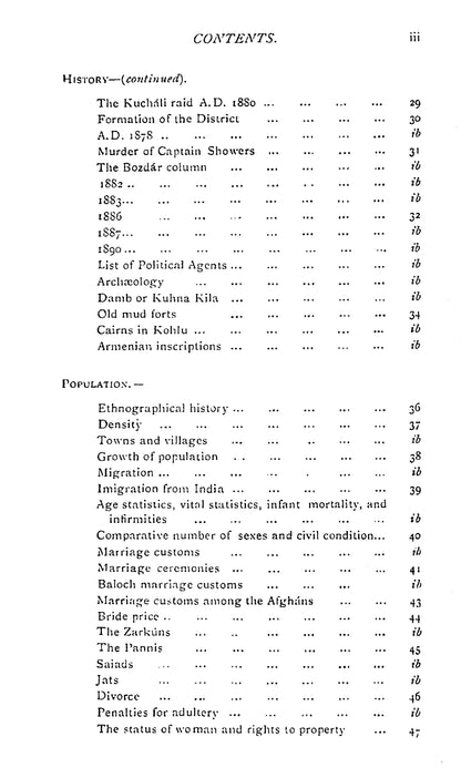 Gazetteer Sibi District 1907  [English]