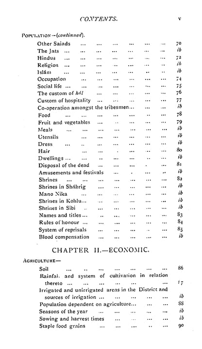 Gazetteer Sibi District 1907  [English]