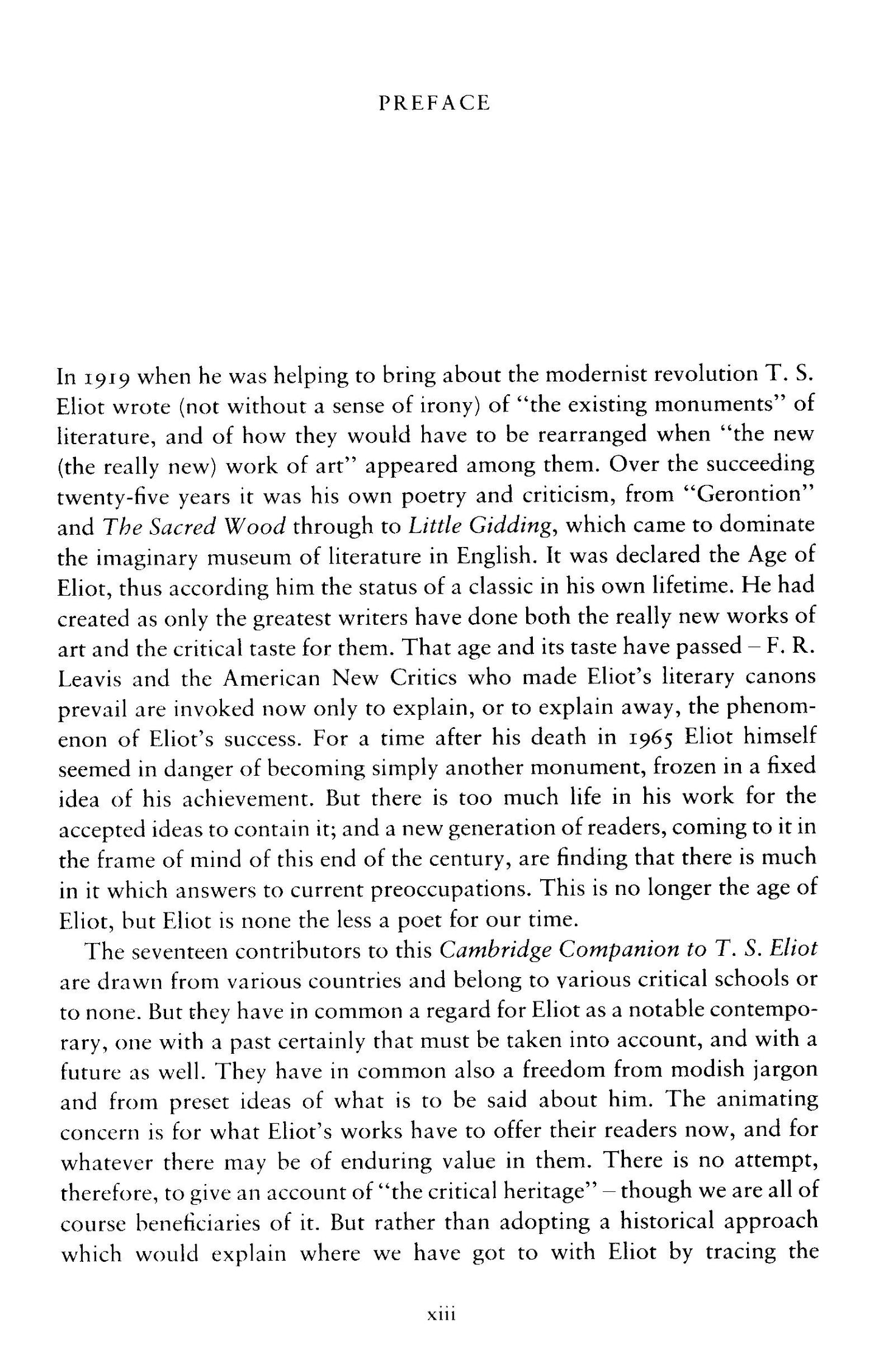 The Cambridge Companion To T.S Eliot - A.David Moody[English]