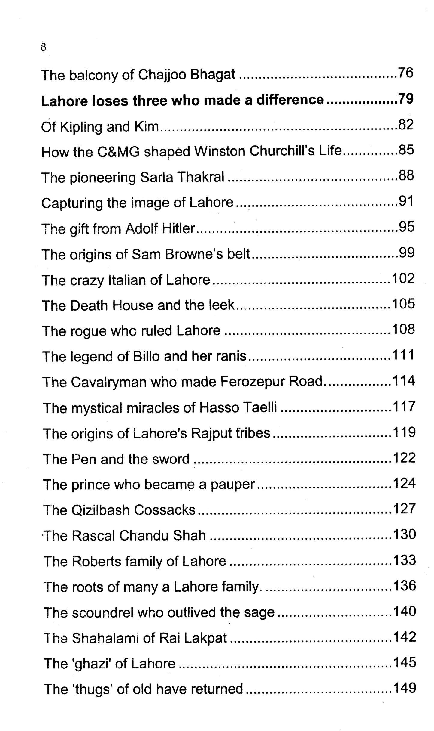 Lahore Tales Without End  [English]