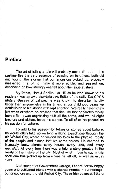 Lahore Tales Without End  [English]