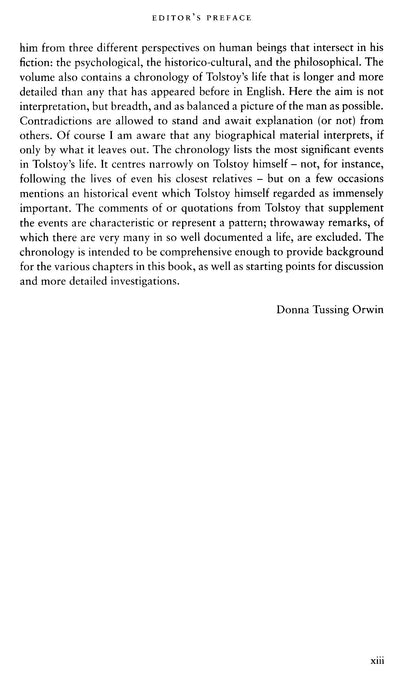 The Cambridge Companion To Tolstoy - Donna Tussing Orwin [English]