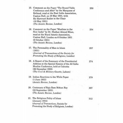 Abdullah Yusuf Ali's Lectures, Speeches and Addresses  [English]