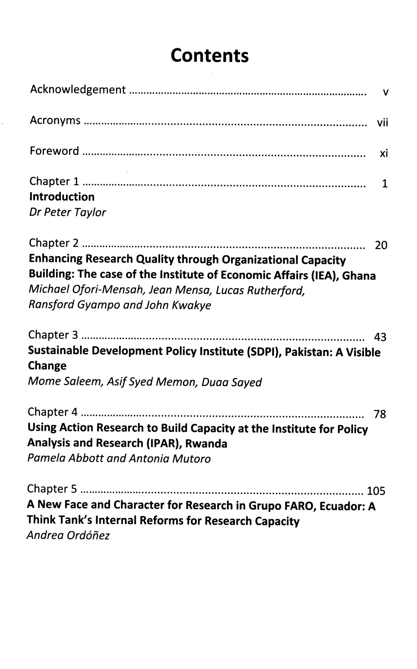 Action Research & Organizational Capacity Build  [English]