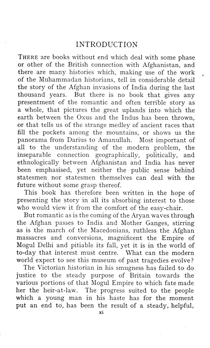 Afghanistan From Darius To Amanullah [English]