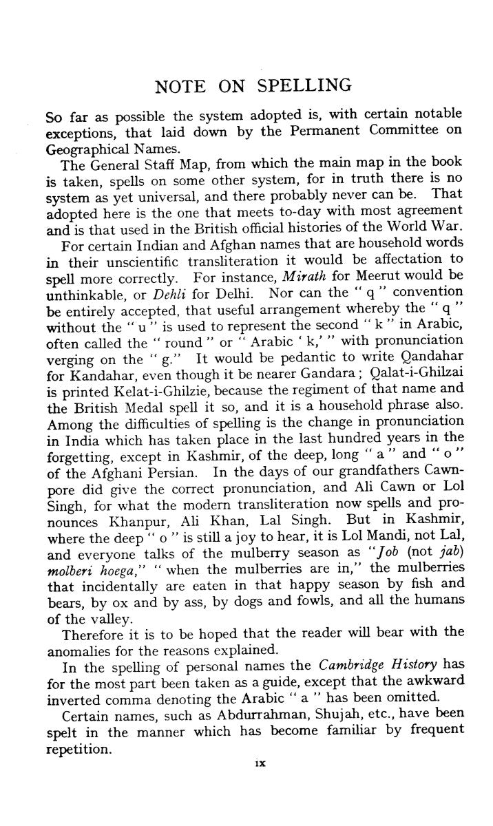Afghanistan From Darius To Amanullah [English]