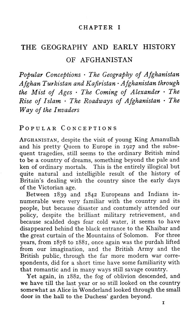 Afghanistan From Darius To Amanullah [English]