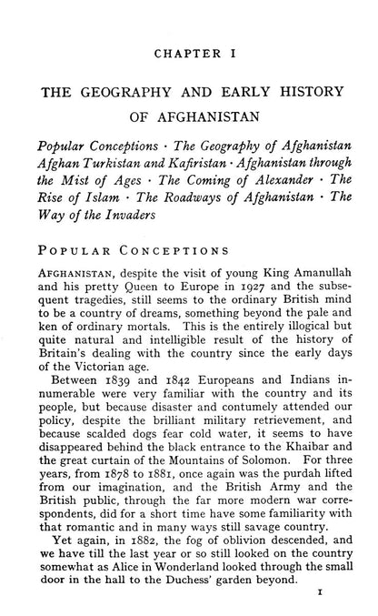Afghanistan From Darius To Amanullah [English]
