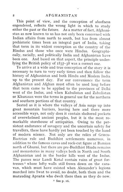 Afghanistan From Darius To Amanullah [English]