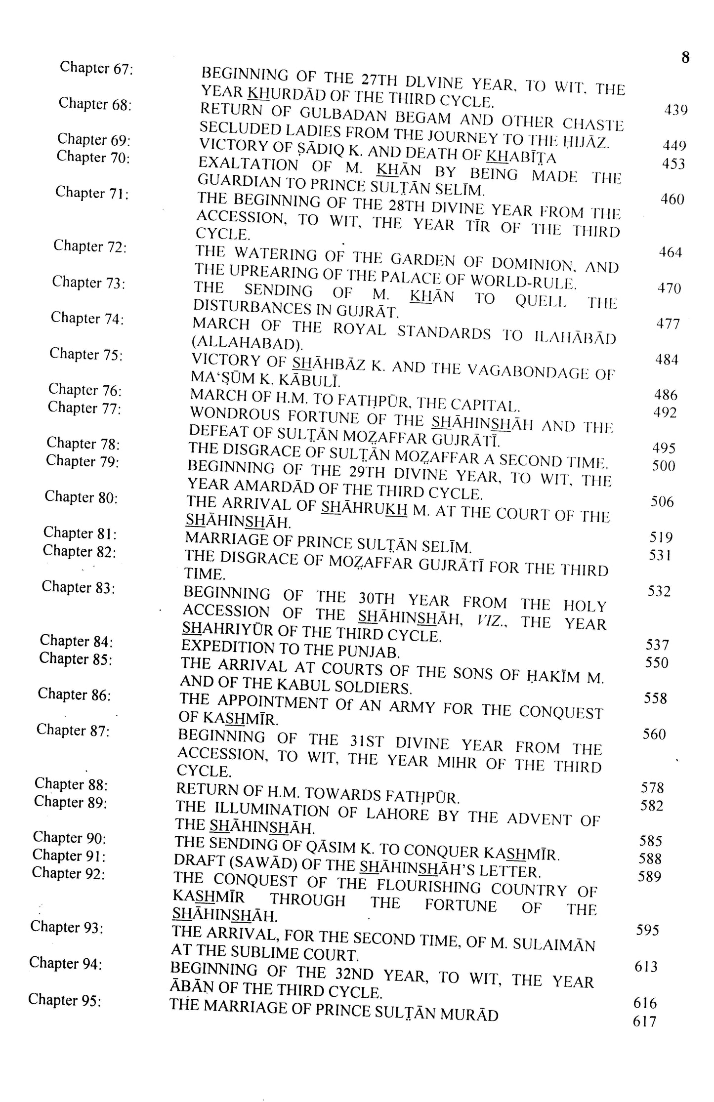 The Akbar Nama Of Abu-Al-Fazl Vol 1,2 & 3  [English]