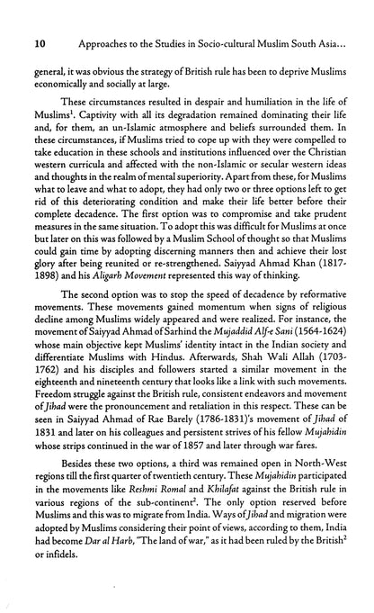 Approaches to the Studies in Socio-Cultural Muslim South Asia and the World - Moinuddin Aqeel  [English]