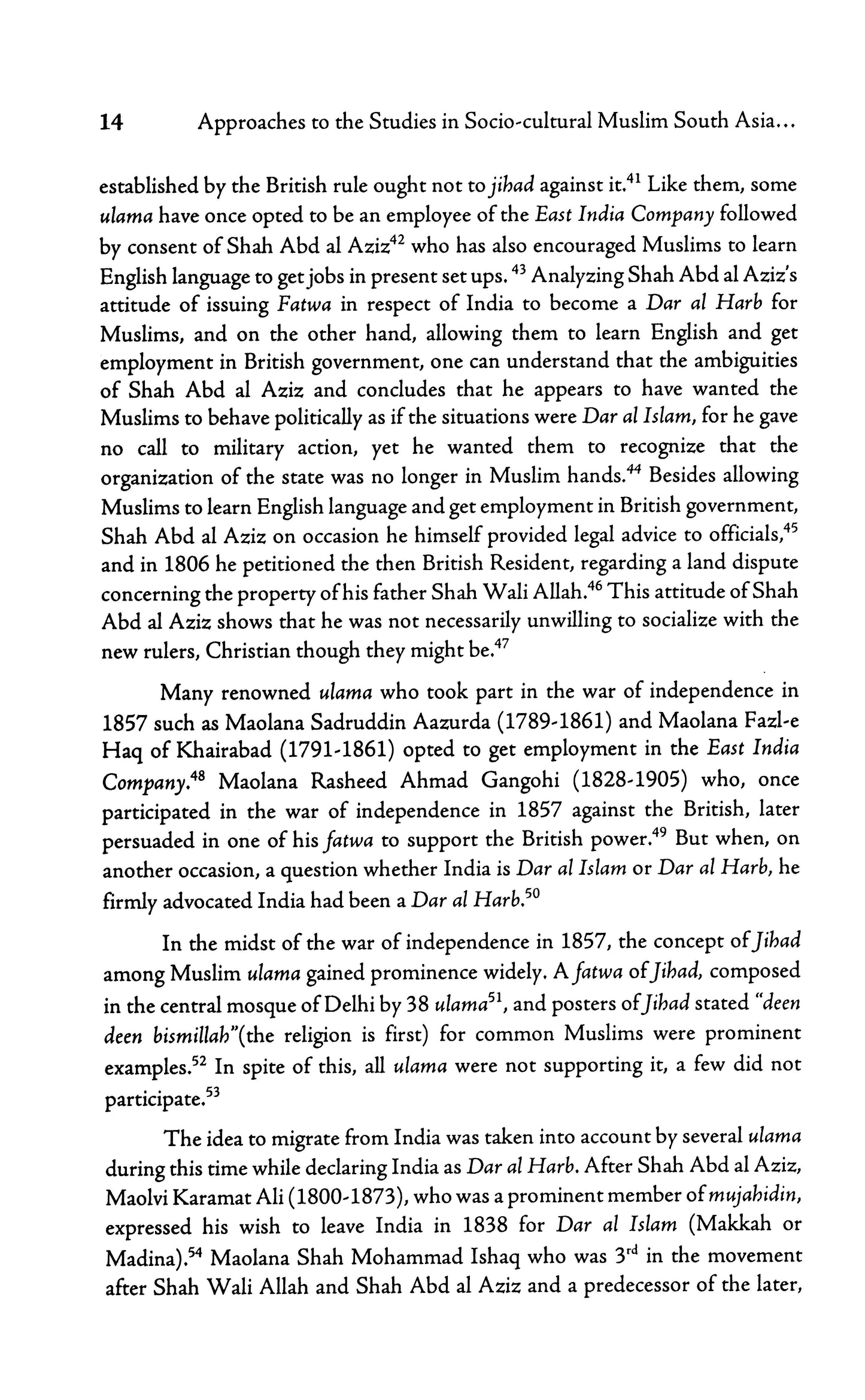 Approaches to the Studies in Socio-Cultural Muslim South Asia and the World - Moinuddin Aqeel  [English]