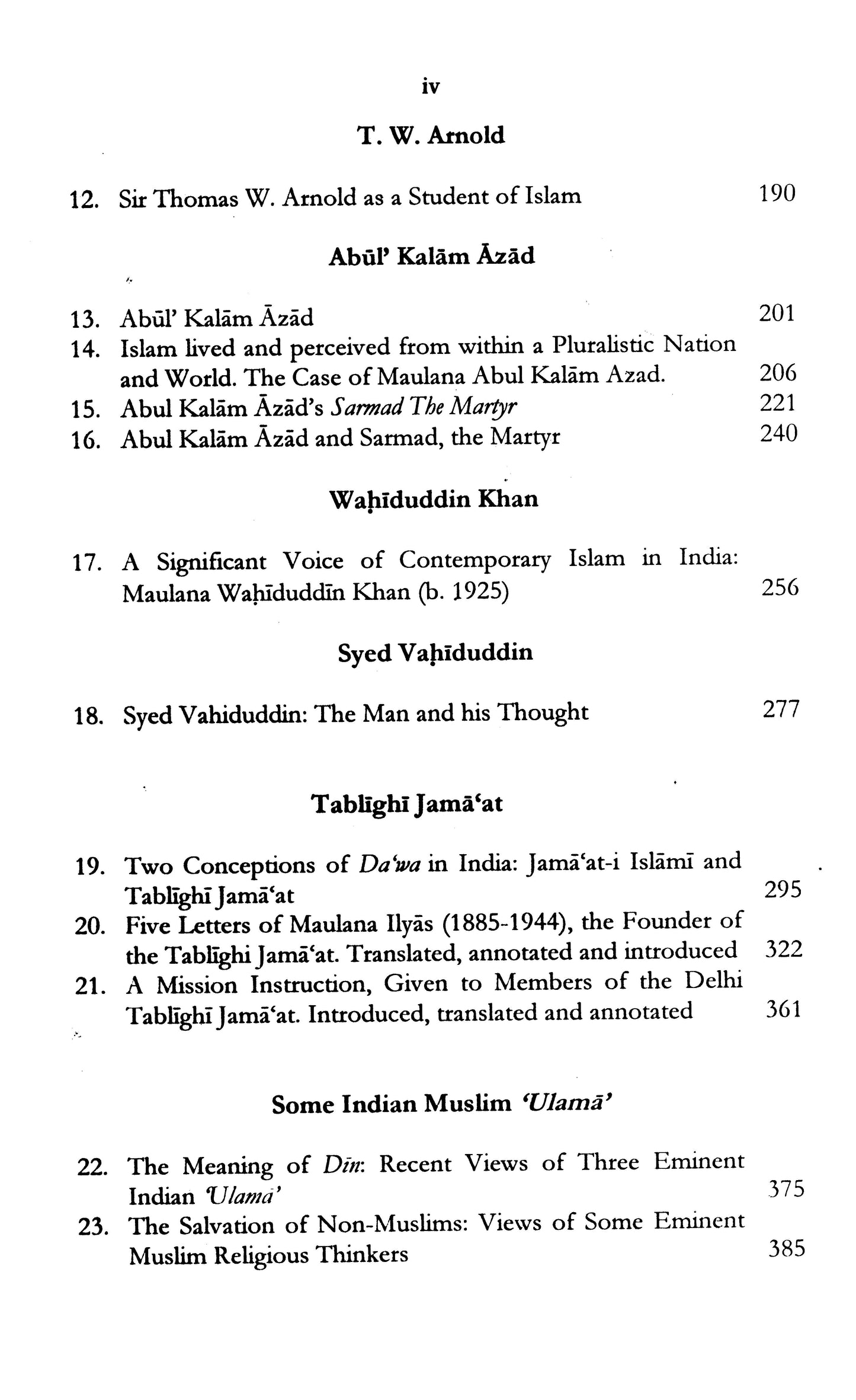 Aspects Of Religious Thought In Modern Muslim India  [English]