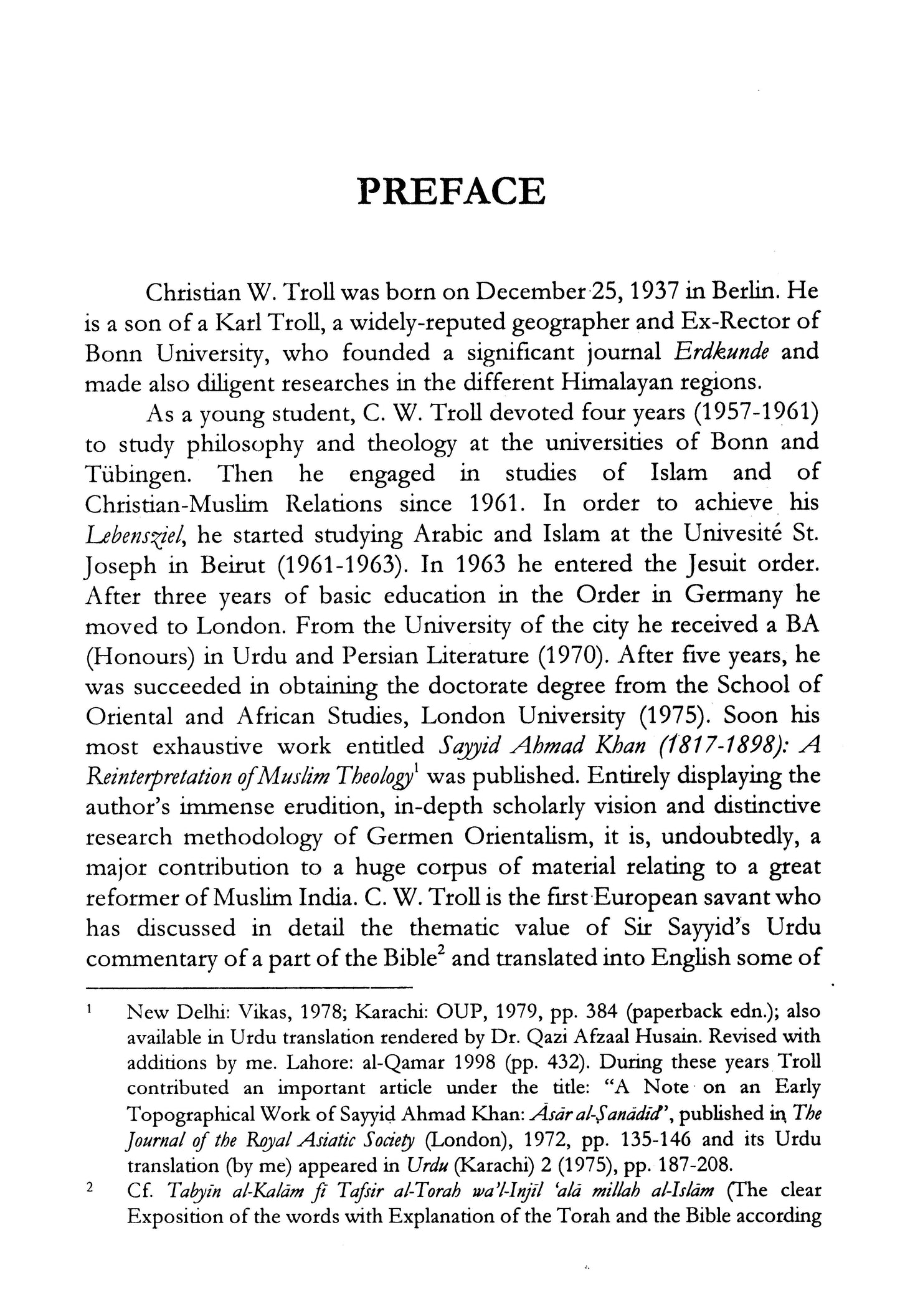 Aspects Of Religious Thought In Modern Muslim India  [English]