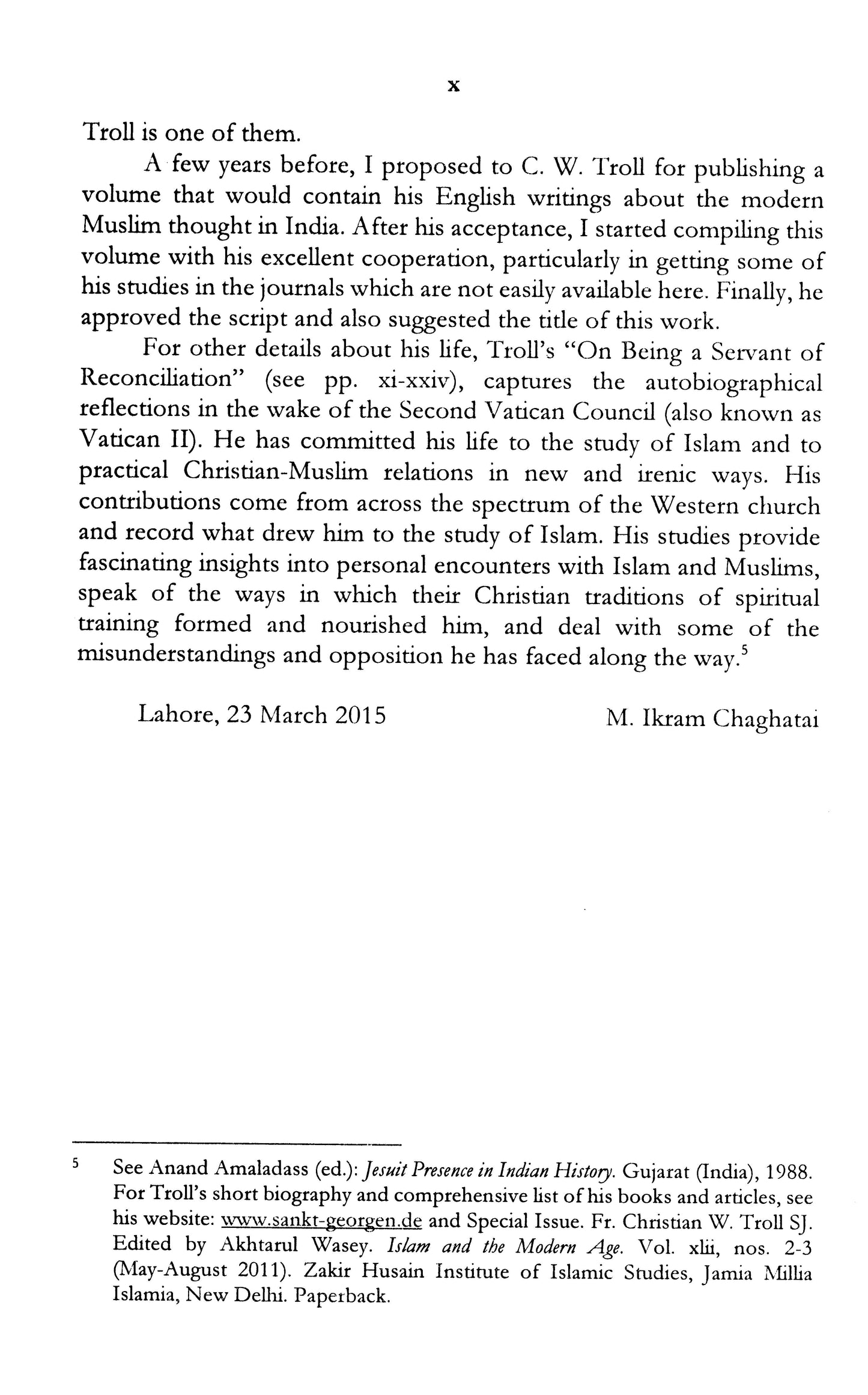Aspects Of Religious Thought In Modern Muslim India  [English]