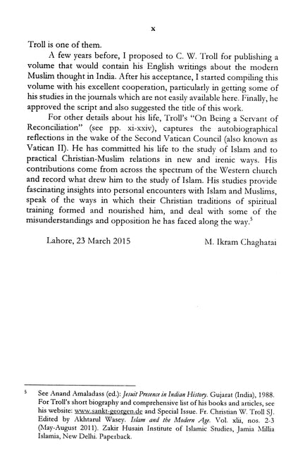 Aspects Of Religious Thought In Modern Muslim India  [English]