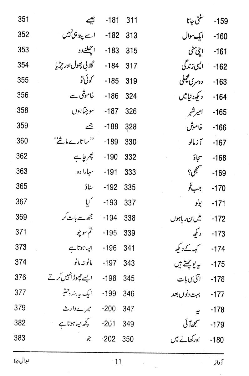 Awaz - Abdaal Bela