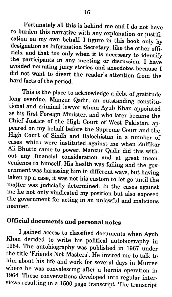 Ayub Khan Pakistan's First Military Ruler [English]