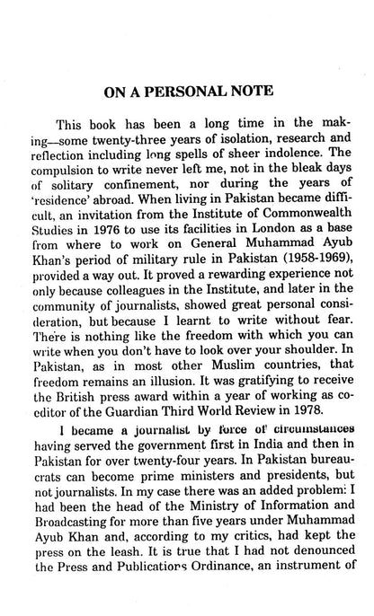 Ayub Khan Pakistan's First Military Ruler [English]