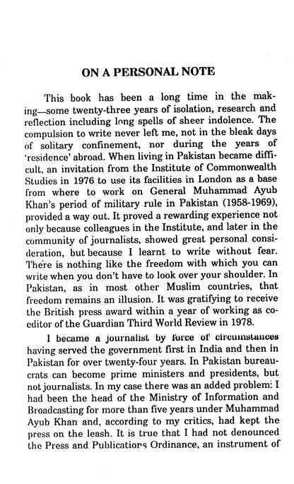 Ayub Khan Pakistan's First Military Ruler  [English]