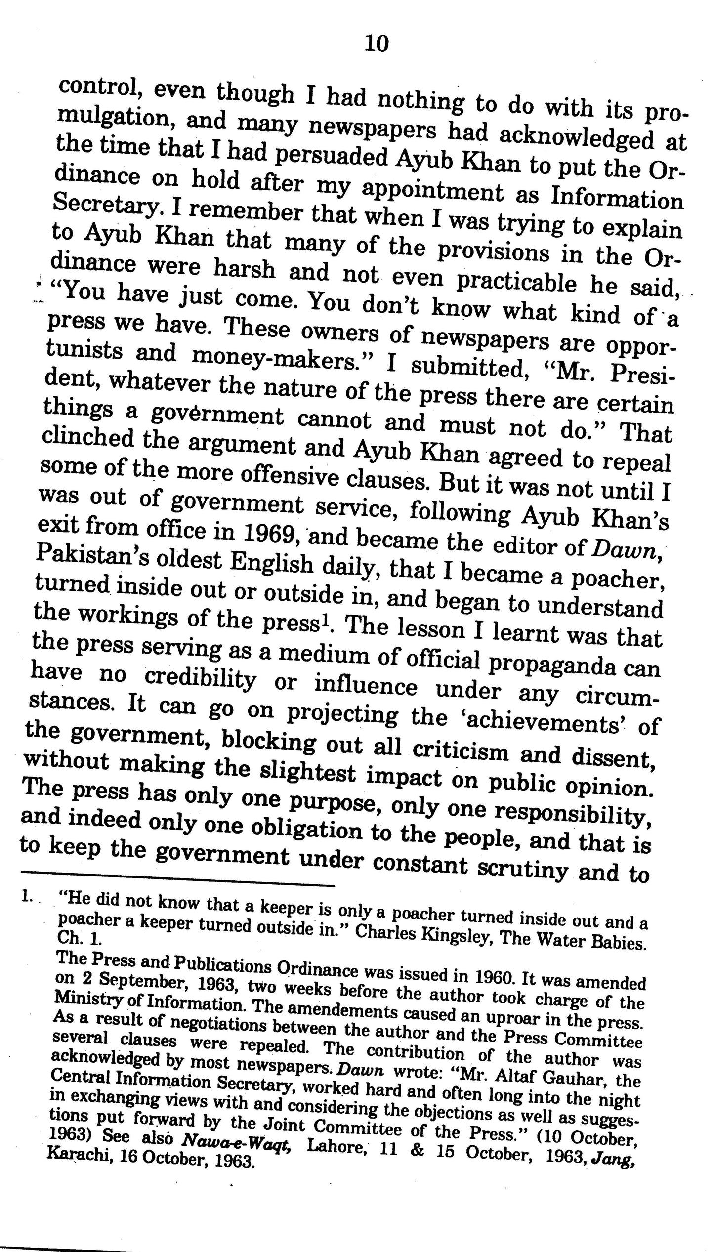 Ayub Khan Pakistan's First Military Ruler  [English]