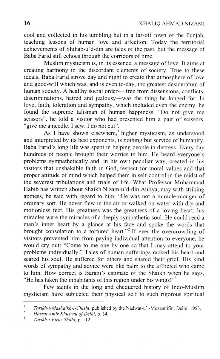 Babaji: Life And Teachings Of Farid - Ud - Din Ganjshakar [English]