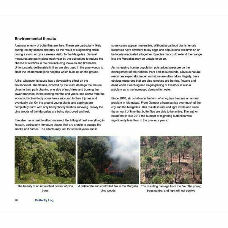 Butterfly Log: Margalla Hills National Park  [English]