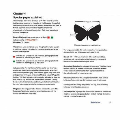Butterfly Log: Margalla Hills National Park  [English]