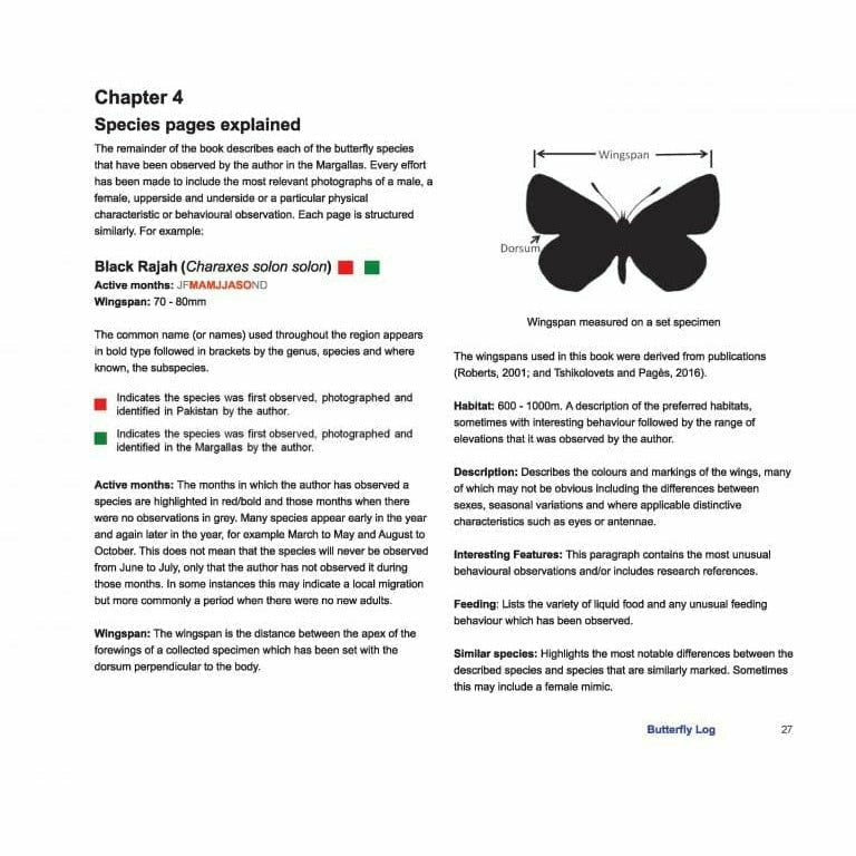 Butterfly Log: Margalla Hills National Park [English]