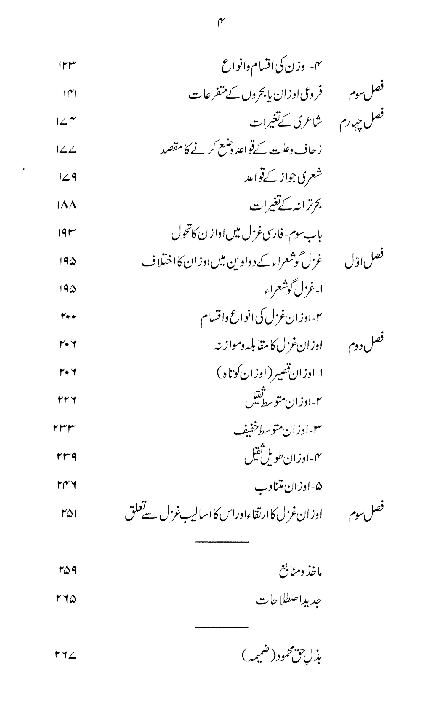 Farsi Arooz Ki Tanqeedi Tahqeeq