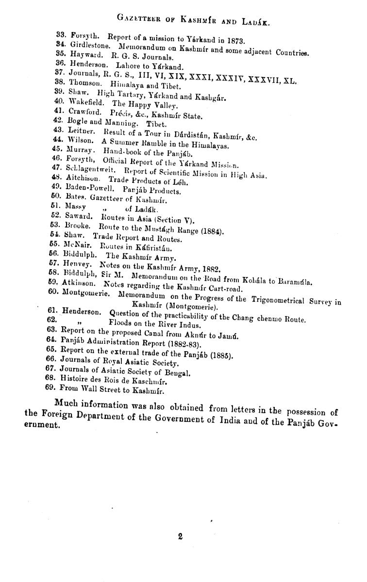 Gazetteer Of Kashmir And Ladak [English]