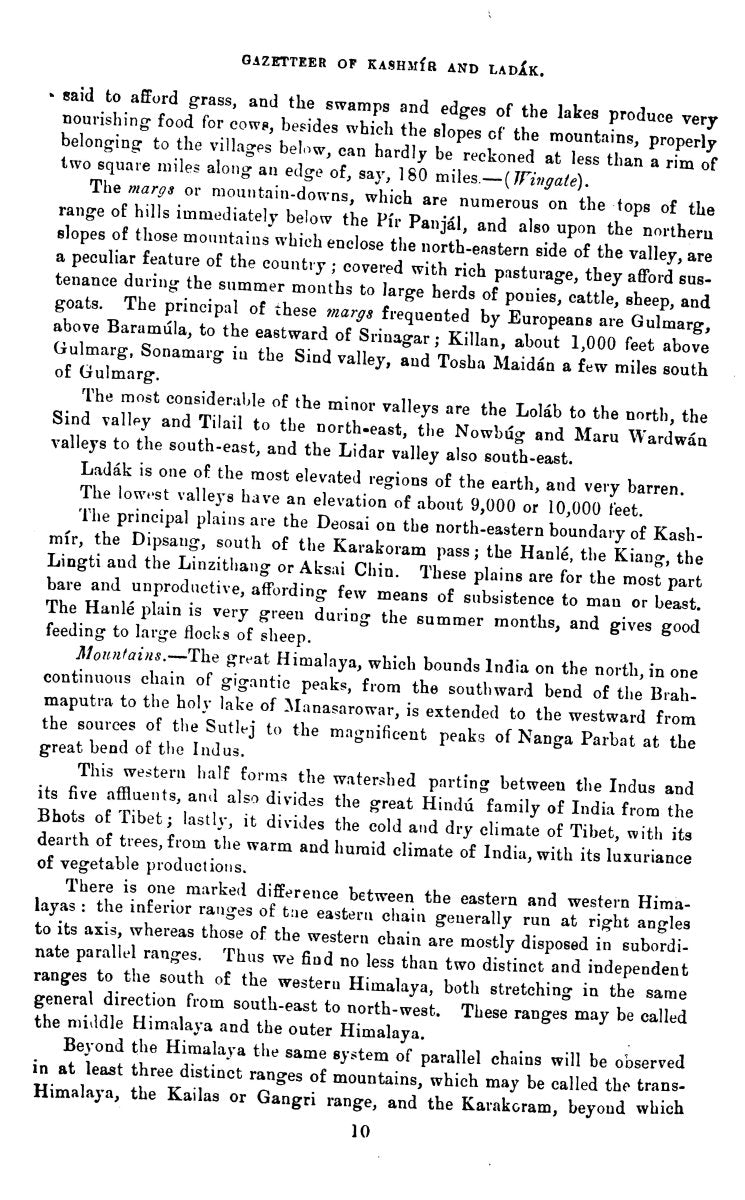 Gazetteer Of Kashmir And Ladak [English]