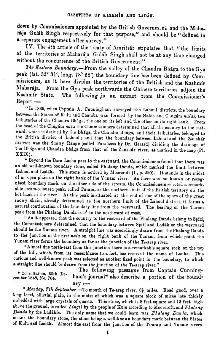 Gazetteer Of Kashmir And Ladak [English]