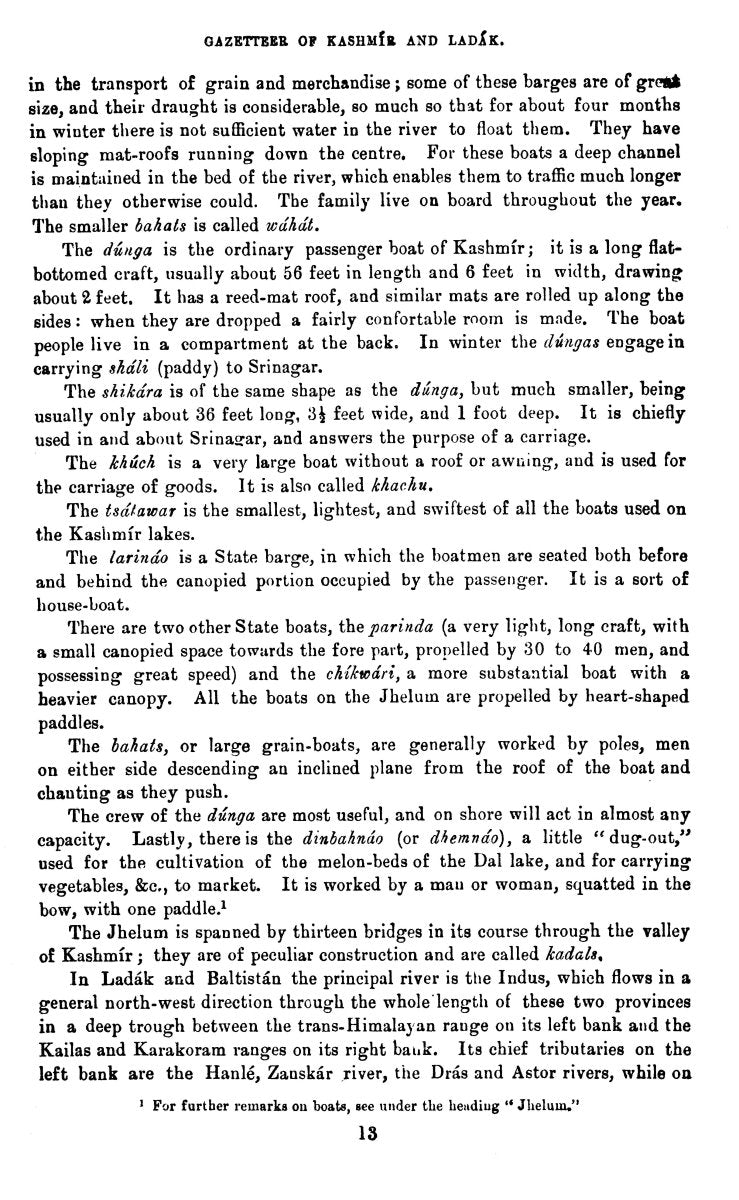 Gazetteer Of Kashmir And Ladak [English]
