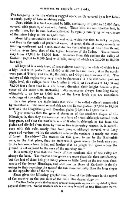 Gazetteer Of Kashmir And Ladak [English]
