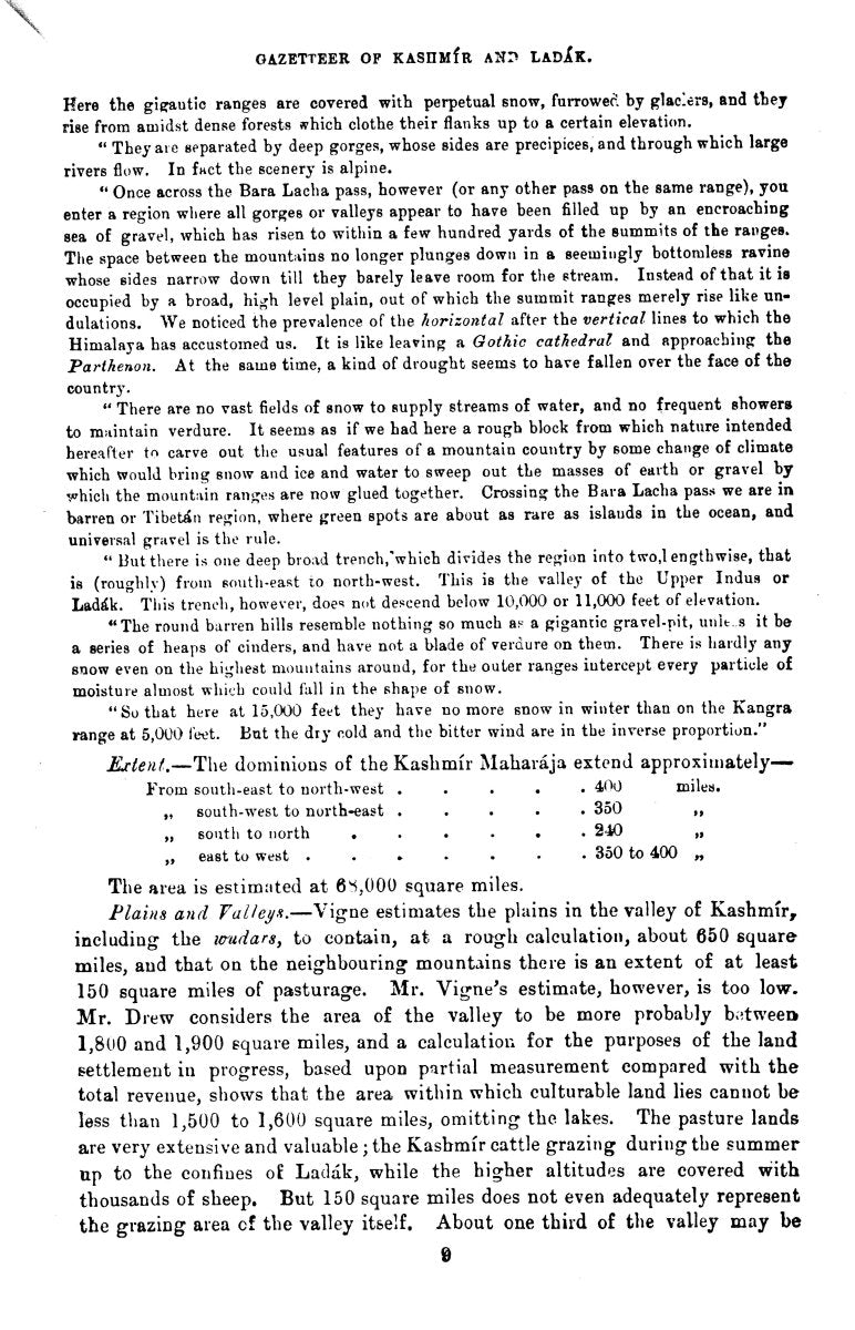 Gazetteer Of Kashmir And Ladak [English]
