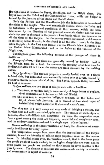 Gazetteer Of Kashmir And Ladak [English]