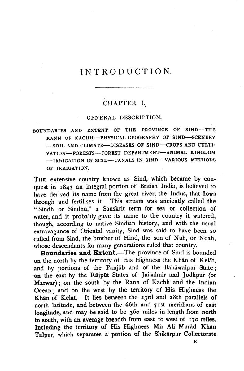 Gazetteer Of The Province Of Sindh [English]