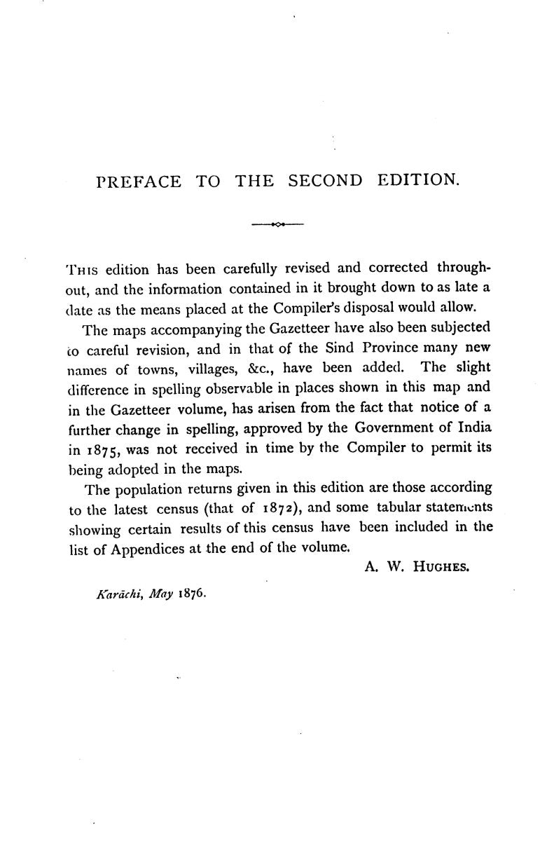 Gazetteer Of The Province Of Sindh [English]