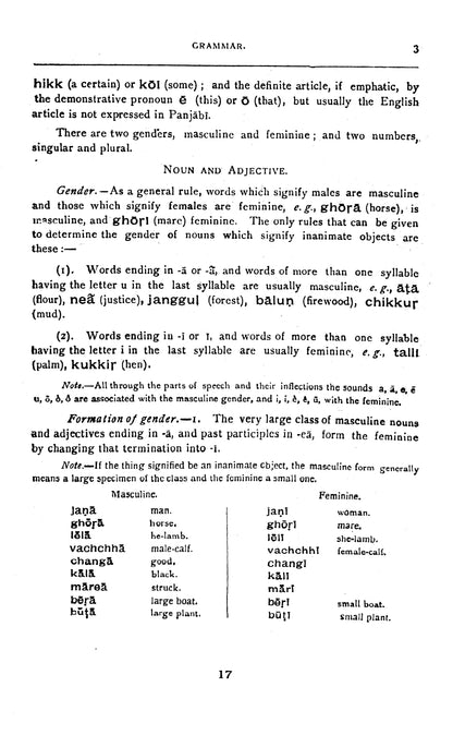 Grammar And Dictionary Of Western Panjabi  [English]