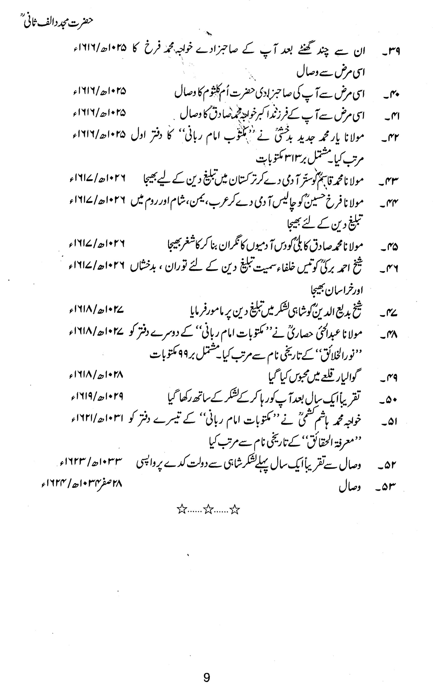 Hazrat Mujaddid Alif Sani