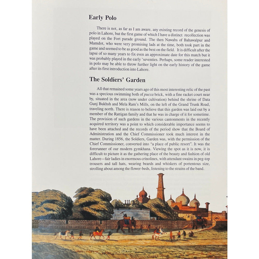 Old Lahore: Reminiscences Of A Resident  [English]