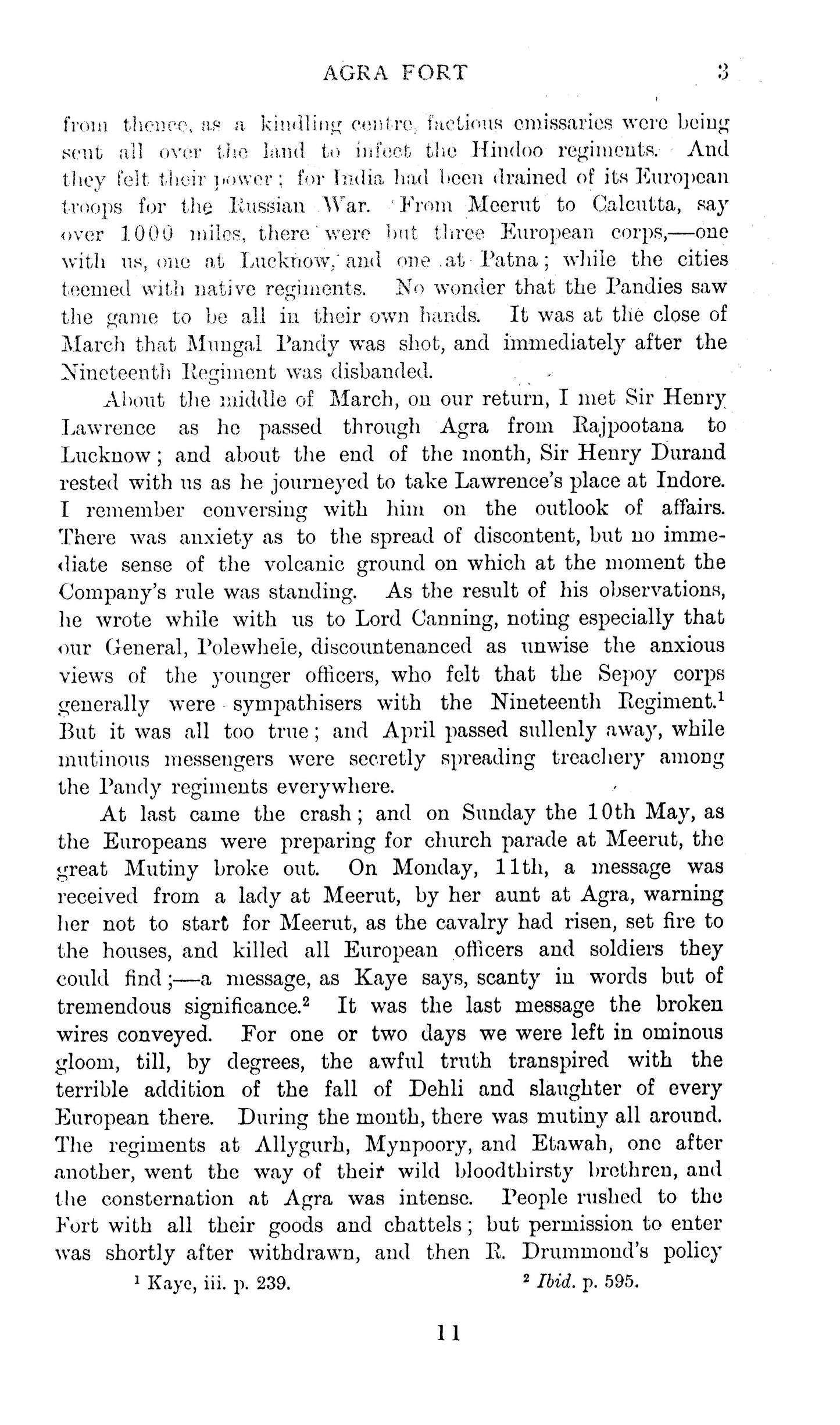 Records Of Intelligence Department Mutiny 1857  [English]