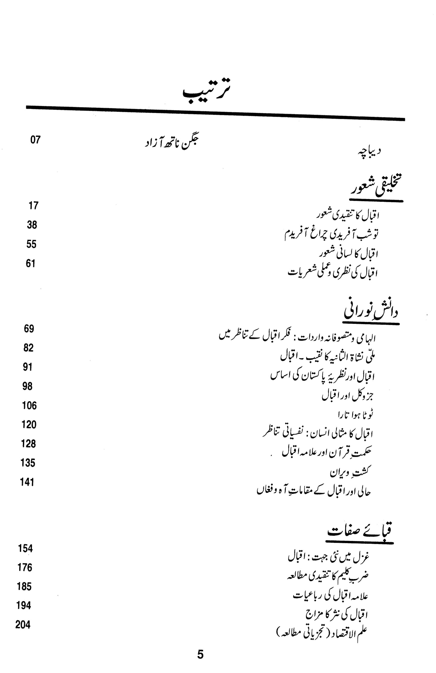 Iqbal:Shakhsiat-Afkar Tasawarat,Mutalia