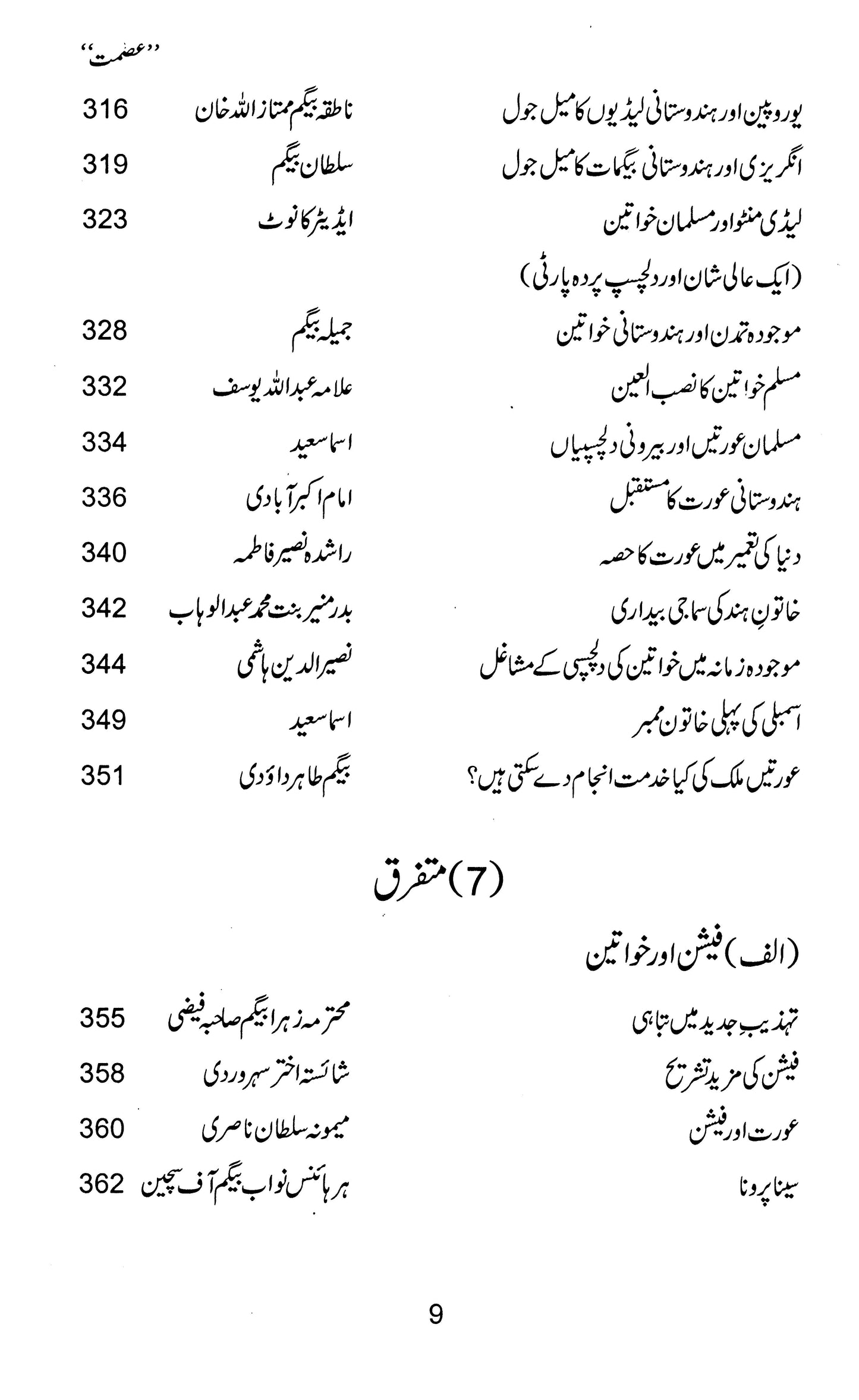 Ismat - عصمت: نو آبادیاتی ہندوستان میں خواتین کی مجلاتی صحافت