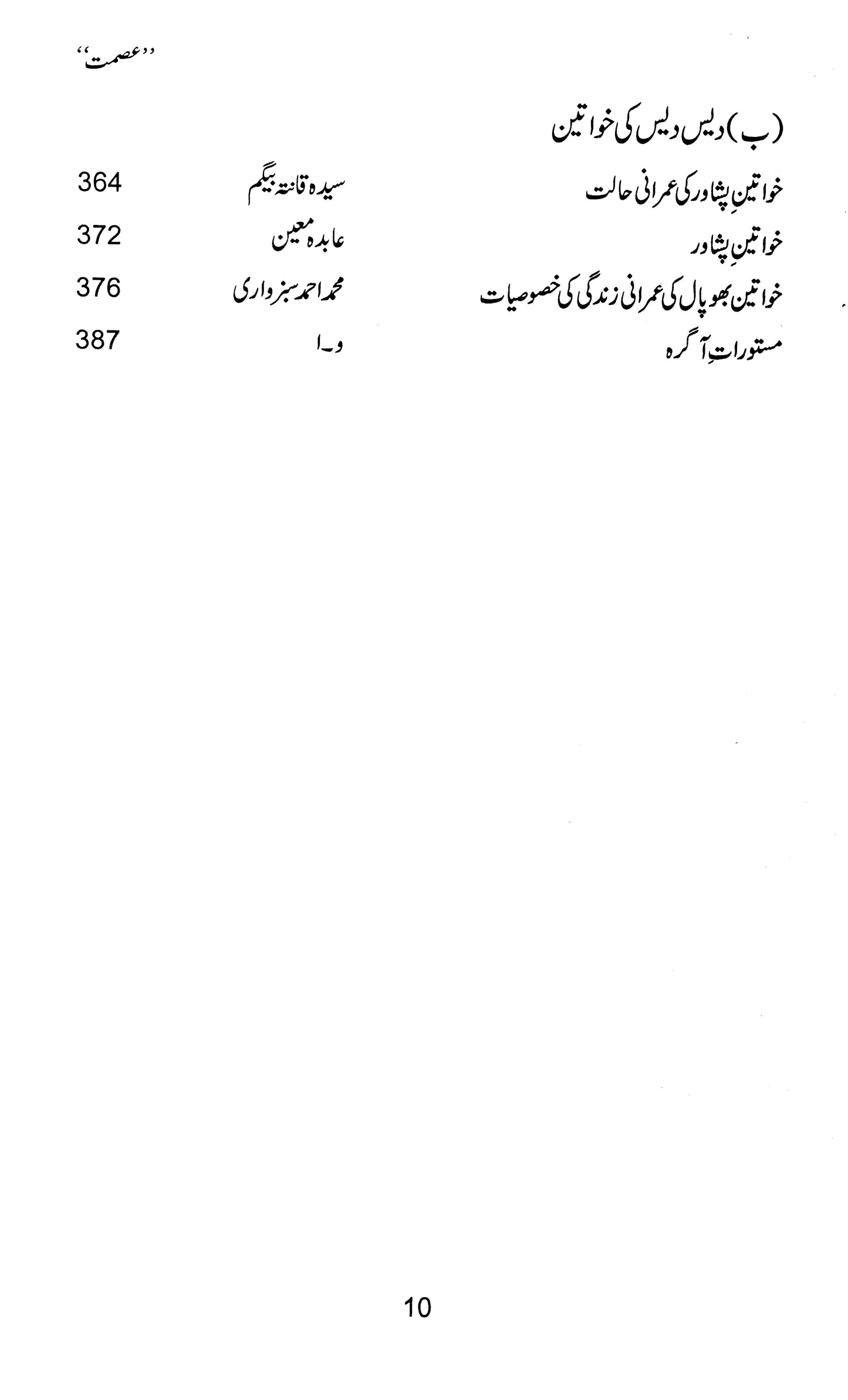 Ismat - عصمت: نو آبادیاتی ہندوستان میں خواتین کی مجلاتی صحافت