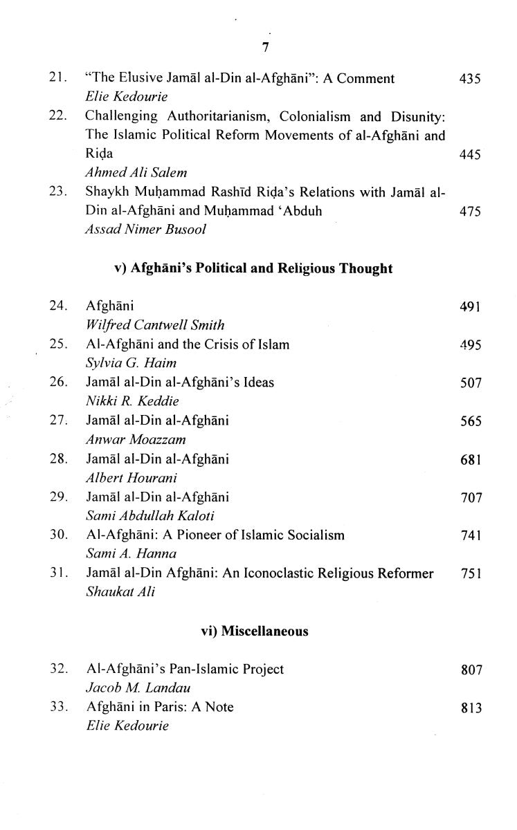 Jamal Al - Din Al - Afghani [English]