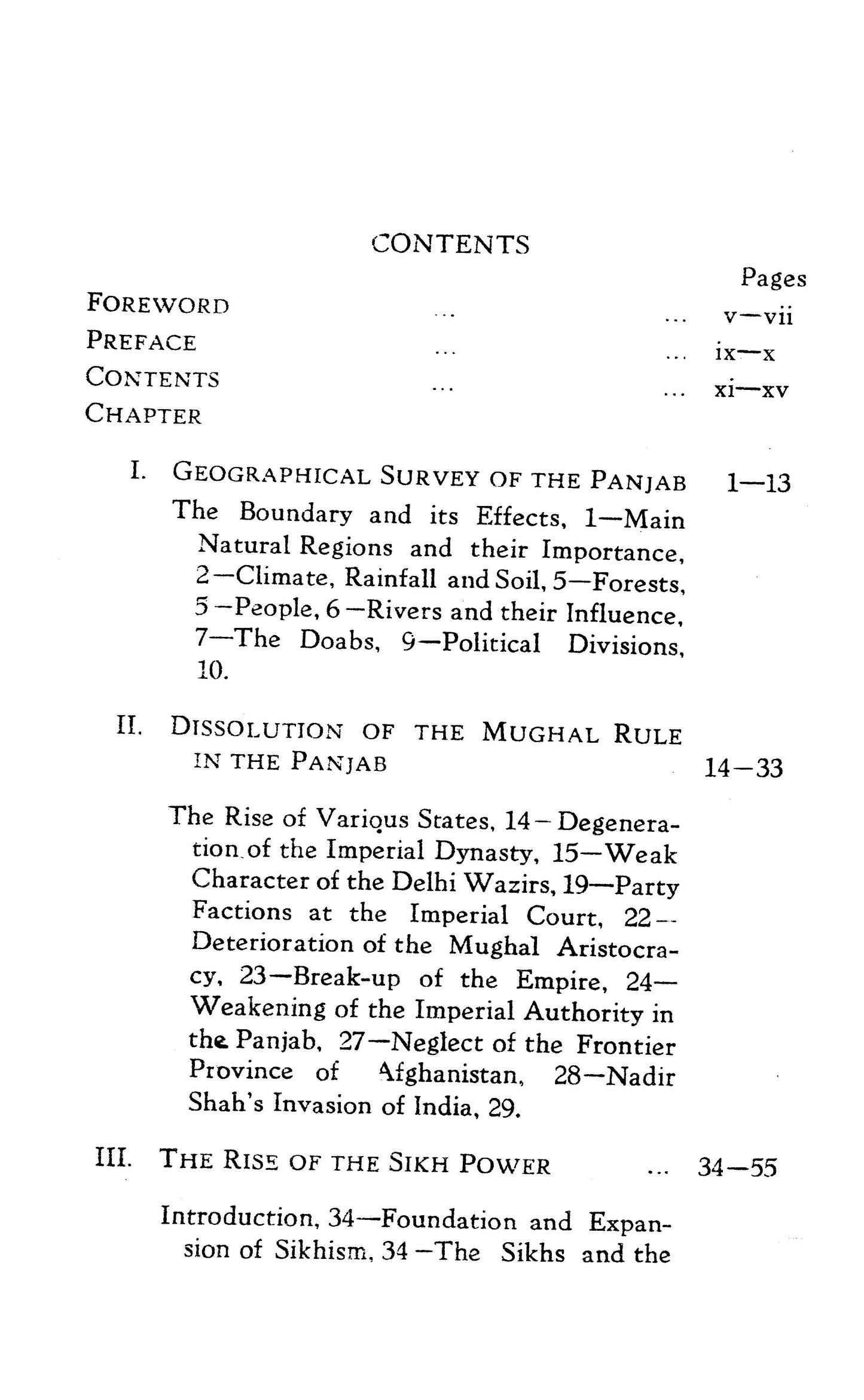 Later Mughal History Of The Punjab  [English]